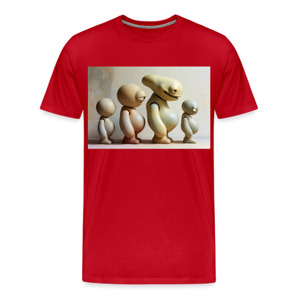 So wachsen wir also | Männer Premium T-Shirt - Rot