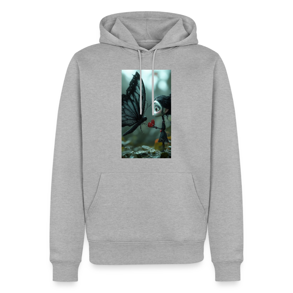 Mut für einen Moment | Männer Premium Hoodie - Grau meliert