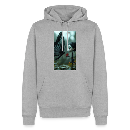 Mut für einen Moment | Männer Premium Hoodie - Grau meliert