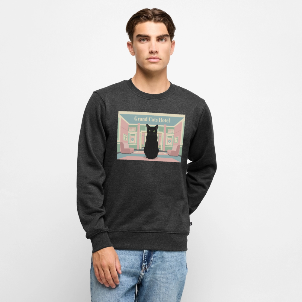 Grand Hotel Krümel |  Männer Premium Pullover - Anthrazit meliert