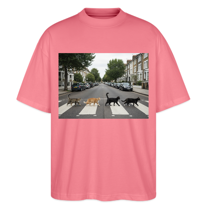 The Purrfect Crossing – Wir waren vor der Band da | Stanley/Stella Oversized Unisex Bio T-Shirt Blaster - Pink 
