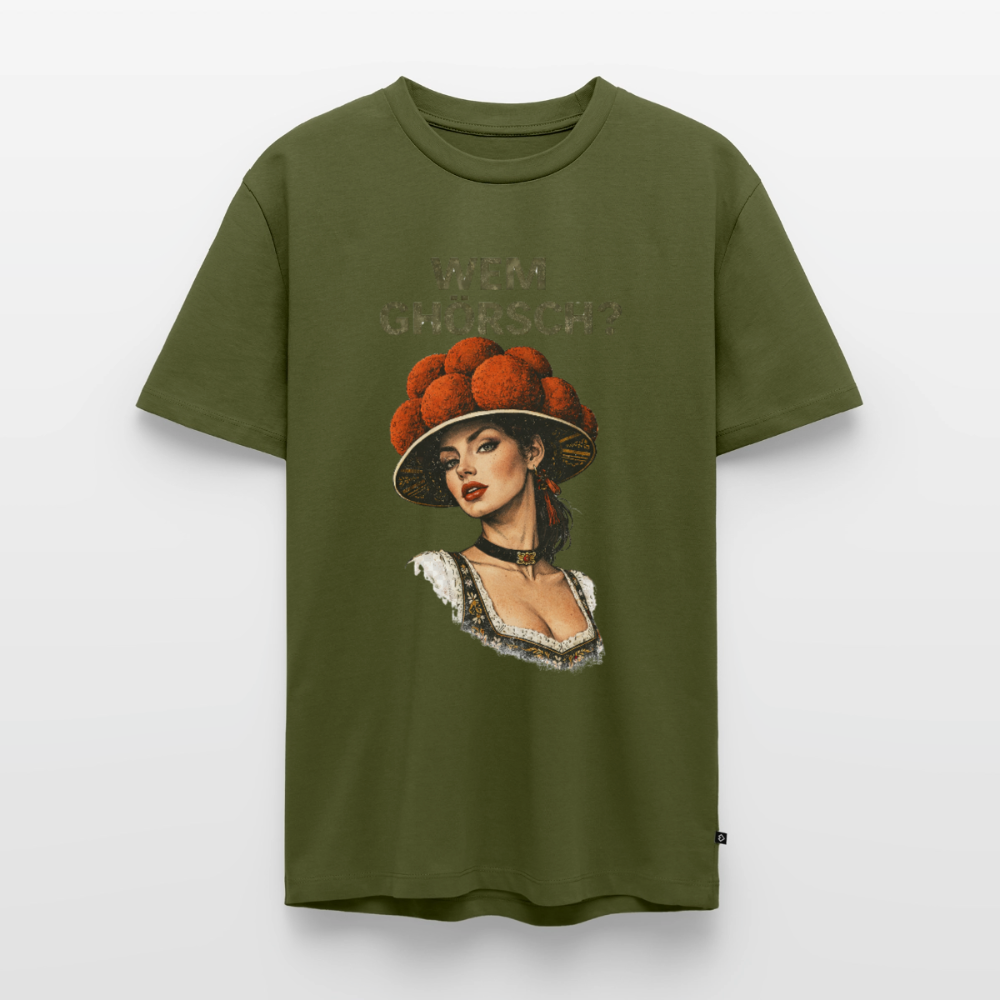 Wem ghörsch? – Schwarzwald Edition | Männer Premium T-Shirt - Khaki