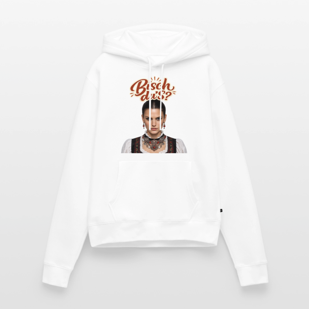 Schwarzwaldstolz – Sie weiß, wer sie isch | Frauen Premium Hoodie - Weiß