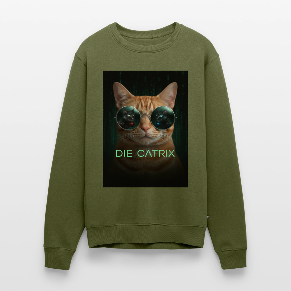 Die Catrix – Krümel erwacht |  Männer Premium Pullover - Khaki
