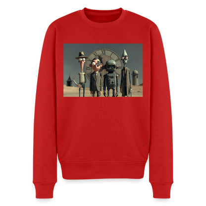 Pünktlich zu spät – Die seltsame Gesellschaft |  Männer Premium Pullover - Rot