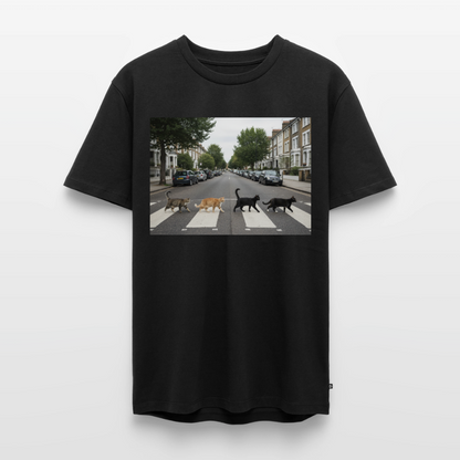 The Purrfect Crossing – Wir waren vor der Band da | Männer Premium T-Shirt - Schwarz