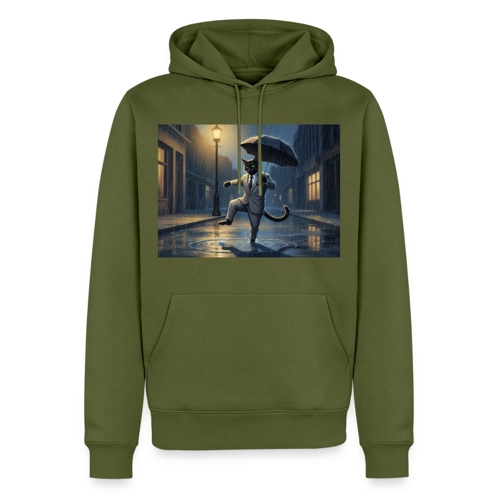 Krümel tanzt im Regen | Männer Premium Hoodie - Khaki