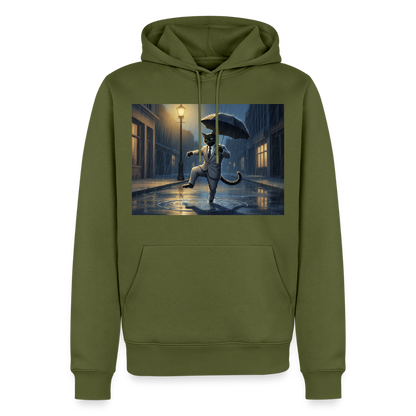 Krümel tanzt im Regen | Männer Premium Hoodie - Khaki