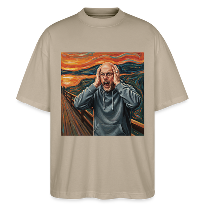 Der Schrei… wenn es wirklich reicht | Stanley/Stella Oversized Unisex Bio T-Shirt Blaster - Steingrau