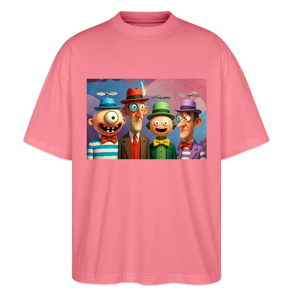 Gedankenkreise auf Hochtouren | Stanley/Stella Oversized Unisex Bio T-Shirt Blaster - Pink 