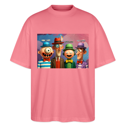 Gedankenkreise auf Hochtouren | Stanley/Stella Oversized Unisex Bio T-Shirt Blaster - Pink 