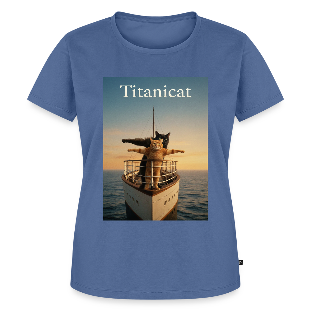 Titanicat – Ich bin der König der Kratzbäume | Frauen Premium T-Shirt - Taubenblau