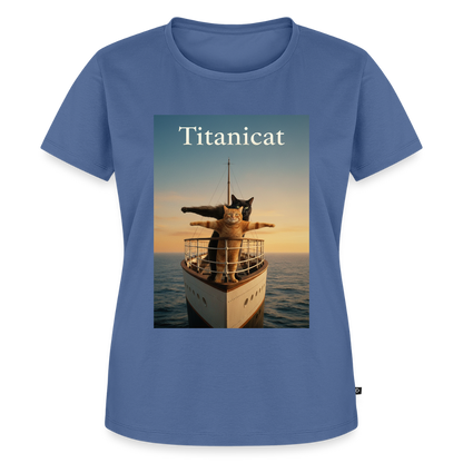 Titanicat – Ich bin der König der Kratzbäume | Frauen Premium T-Shirt - Taubenblau