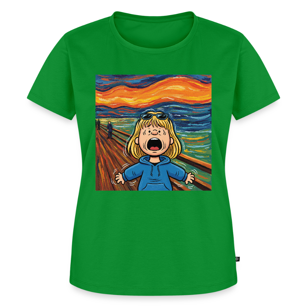 Der Schrei… manchmal bist du es selbst | Frauen Premium T-Shirt - Grün