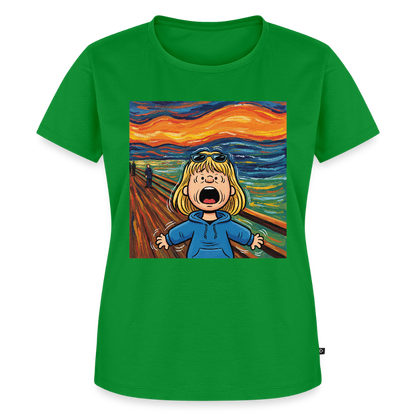 Der Schrei… manchmal bist du es selbst | Frauen Premium T-Shirt - Grün