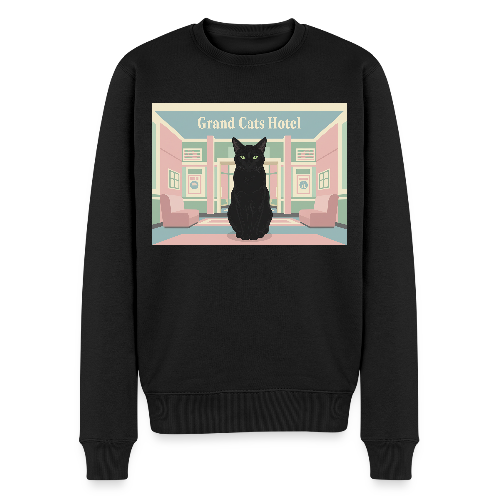 Grand Hotel Krümel |  Männer Premium Pullover - Schwarz