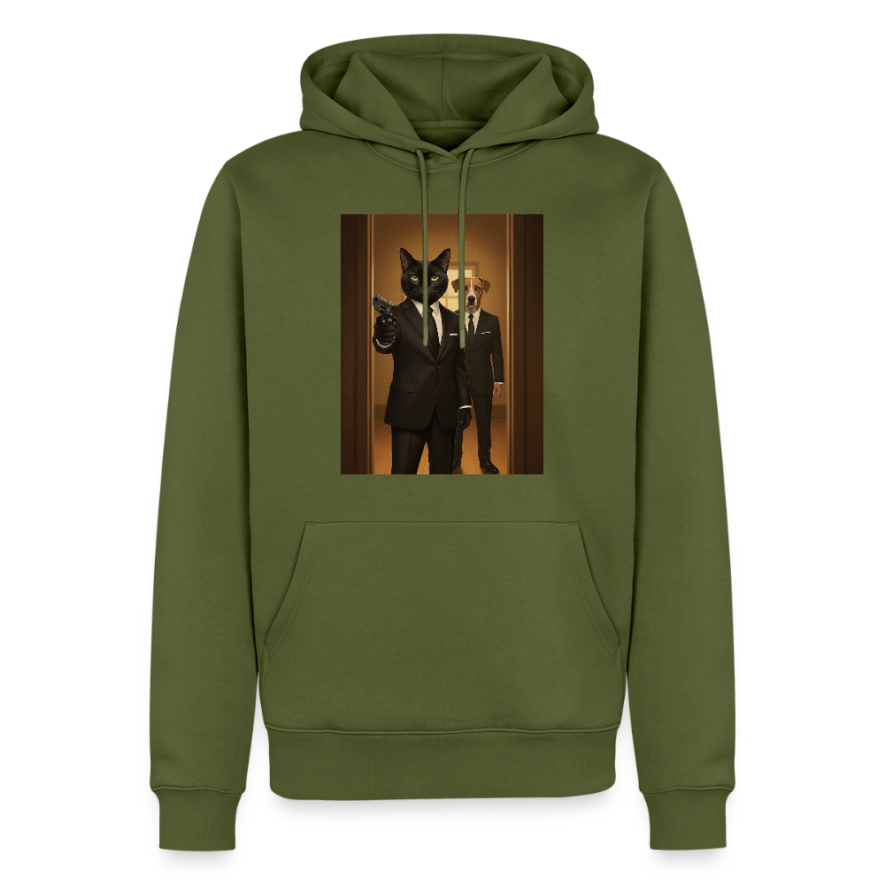 Krümel – Say Meow Again | Männer Premium Hoodie - Khaki