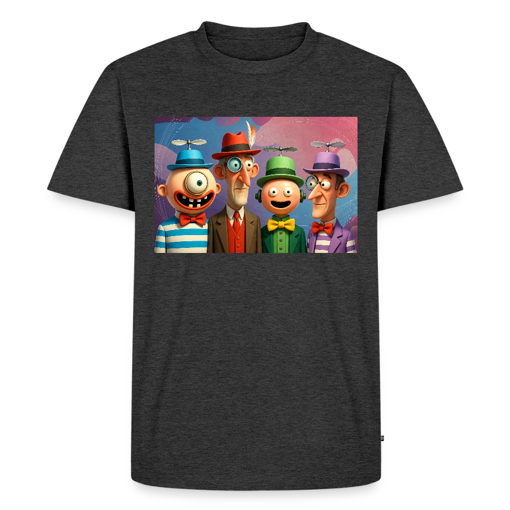 Gedankenkreise auf Hochtouren | Männer Premium T-Shirt - Anthrazit meliert