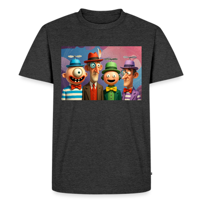 Gedankenkreise auf Hochtouren | Männer Premium T-Shirt - Anthrazit meliert