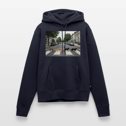 The Purrfect Crossing – Wir waren vor der Band da | Frauen Premium Hoodie - Navy