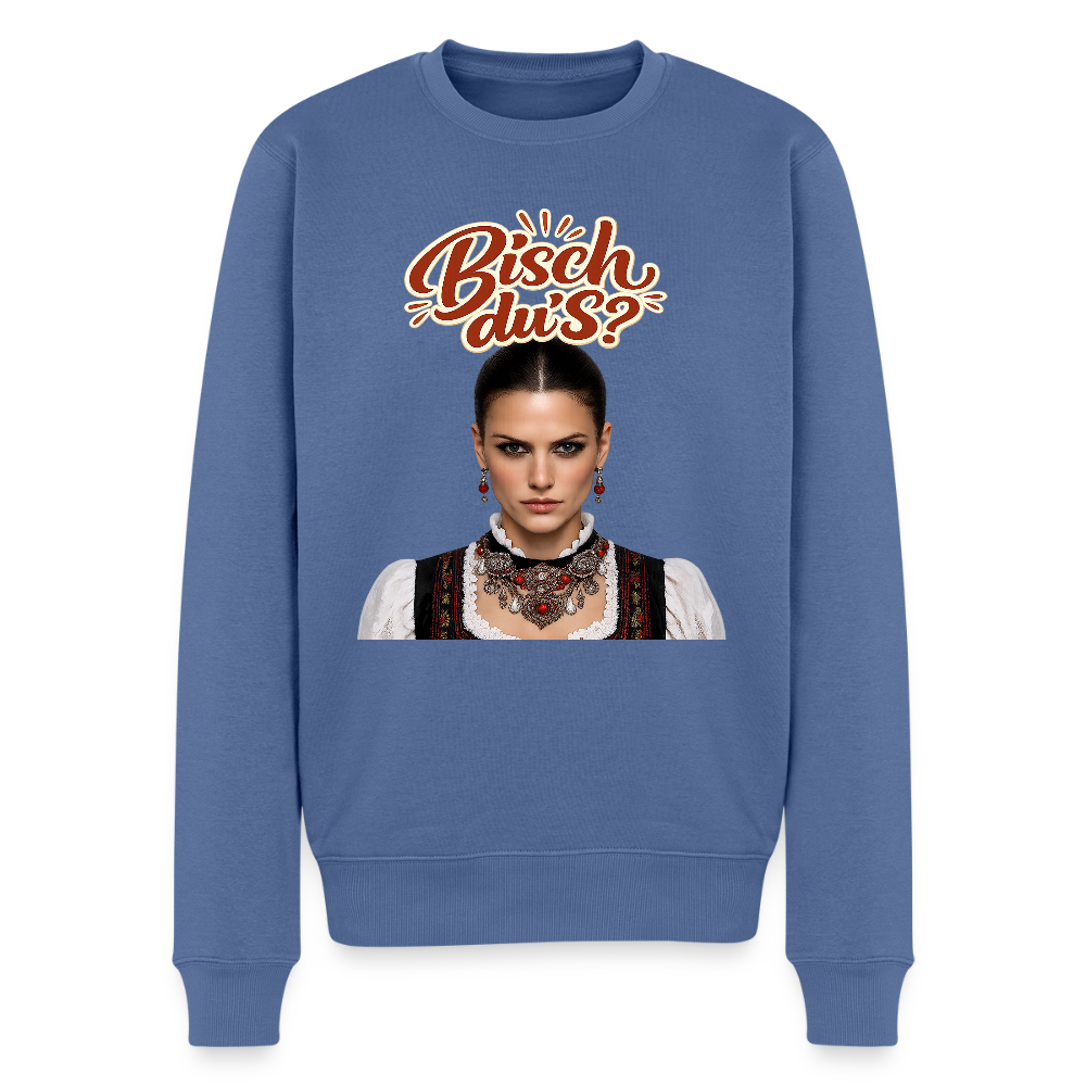 Schwarzwaldstolz – Sie weiß, wer sie isch |  Männer Premium Pullover - Taubenblau