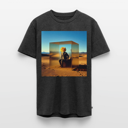 Gefühle unter Glas | Männer Premium T-Shirt - Anthrazit meliert