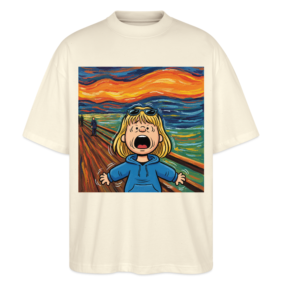 Der Schrei… manchmal bist du es selbst | Stanley/Stella Oversized Unisex Bio T-Shirt Blaster - Natur