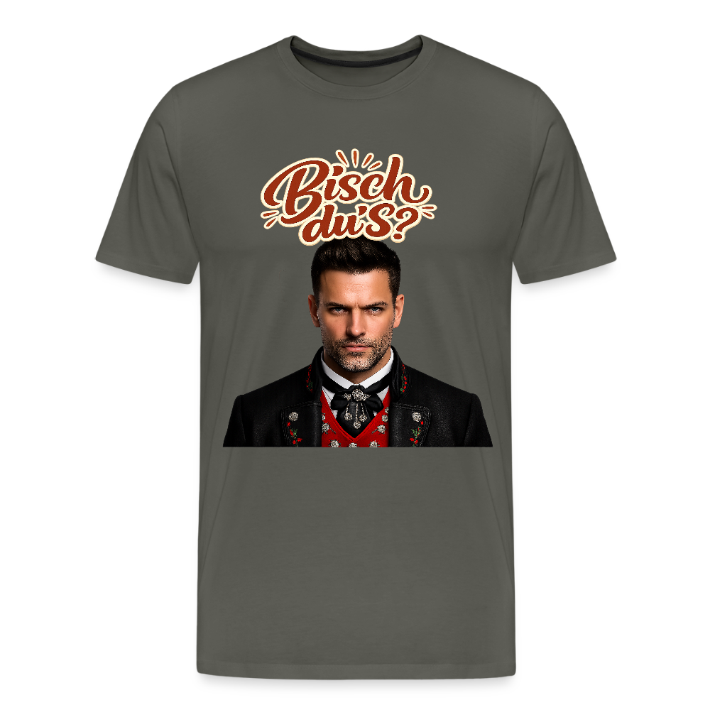 Bisch du’s? – Schwarzwaldkerl | Männer Premium T-Shirt - Asphalt