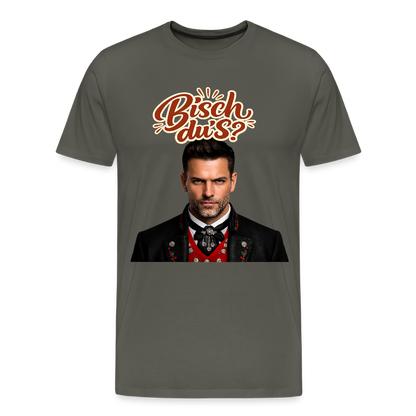 Bisch du’s? – Schwarzwaldkerl | Männer Premium T-Shirt - Asphalt