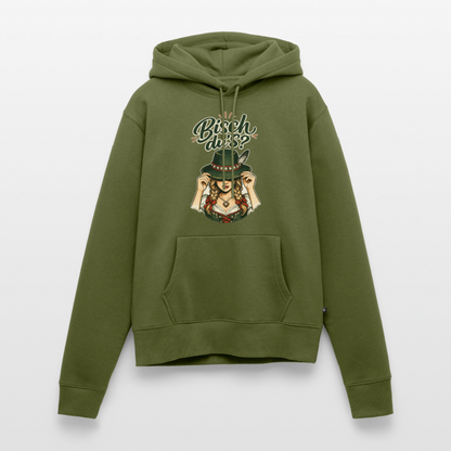 Bisch du’s? – Der Blick sagt alles | Frauen Premium Hoodie - Khaki