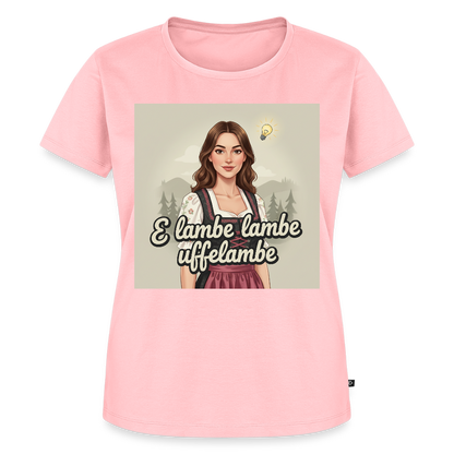 E Lambe, lambe, uffelambe – Alemannischer Geistesblitz | Frauen Premium T-Shirt - Rosa