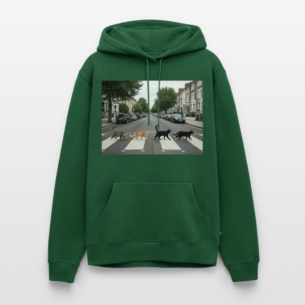 The Purrfect Crossing – Wir waren vor der Band da | Männer Premium Hoodie - Flaschengrün