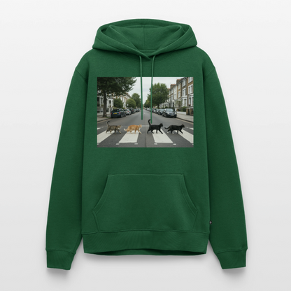 The Purrfect Crossing – Wir waren vor der Band da | Männer Premium Hoodie - Flaschengrün