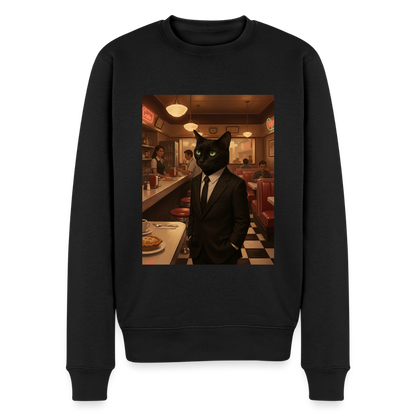 Krümel – Royale mit Pfote |  Männer Premium Pullover - Schwarz