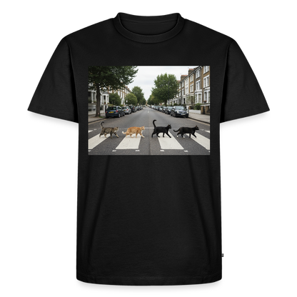 The Purrfect Crossing – Wir waren vor der Band da | Männer Premium T-Shirt - Schwarz