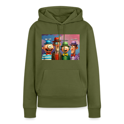 Gedankenkreise auf Hochtouren | Frauen Premium Hoodie - Khaki