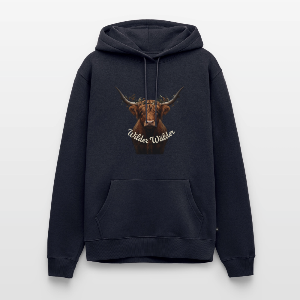 Wilder Wälder – Schwarzwald Highland Rind | Männer Premium Hoodie - Navy