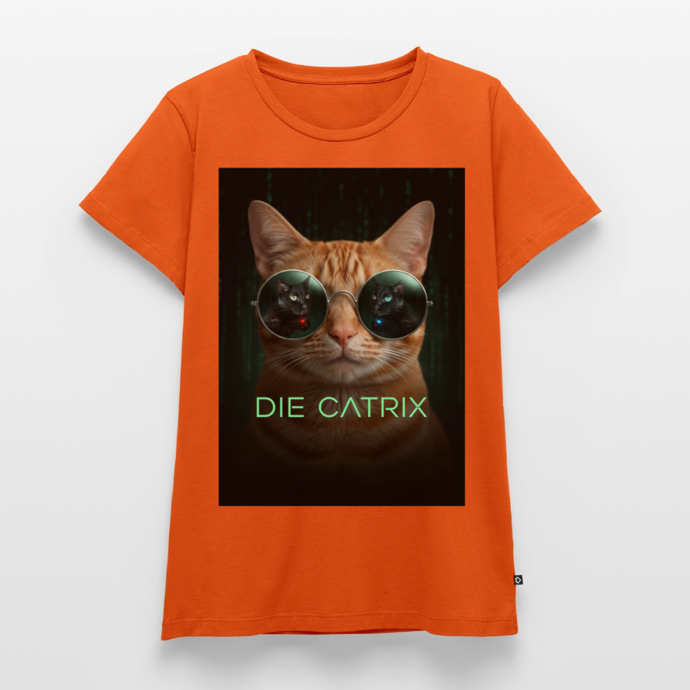 Die Catrix – Krümel erwacht | Frauen Premium T-Shirt - Orange 