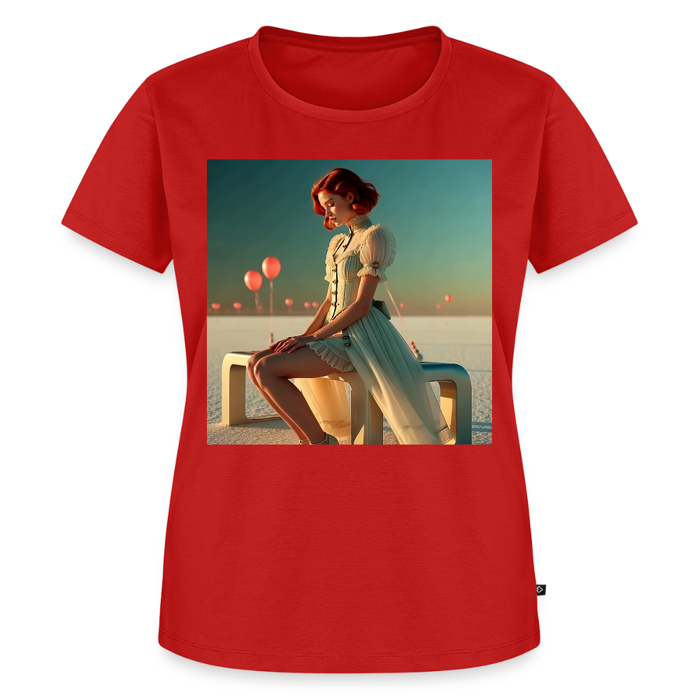 Leise Gedanken bei lauter Farben | Frauen Premium T-Shirt - Rot