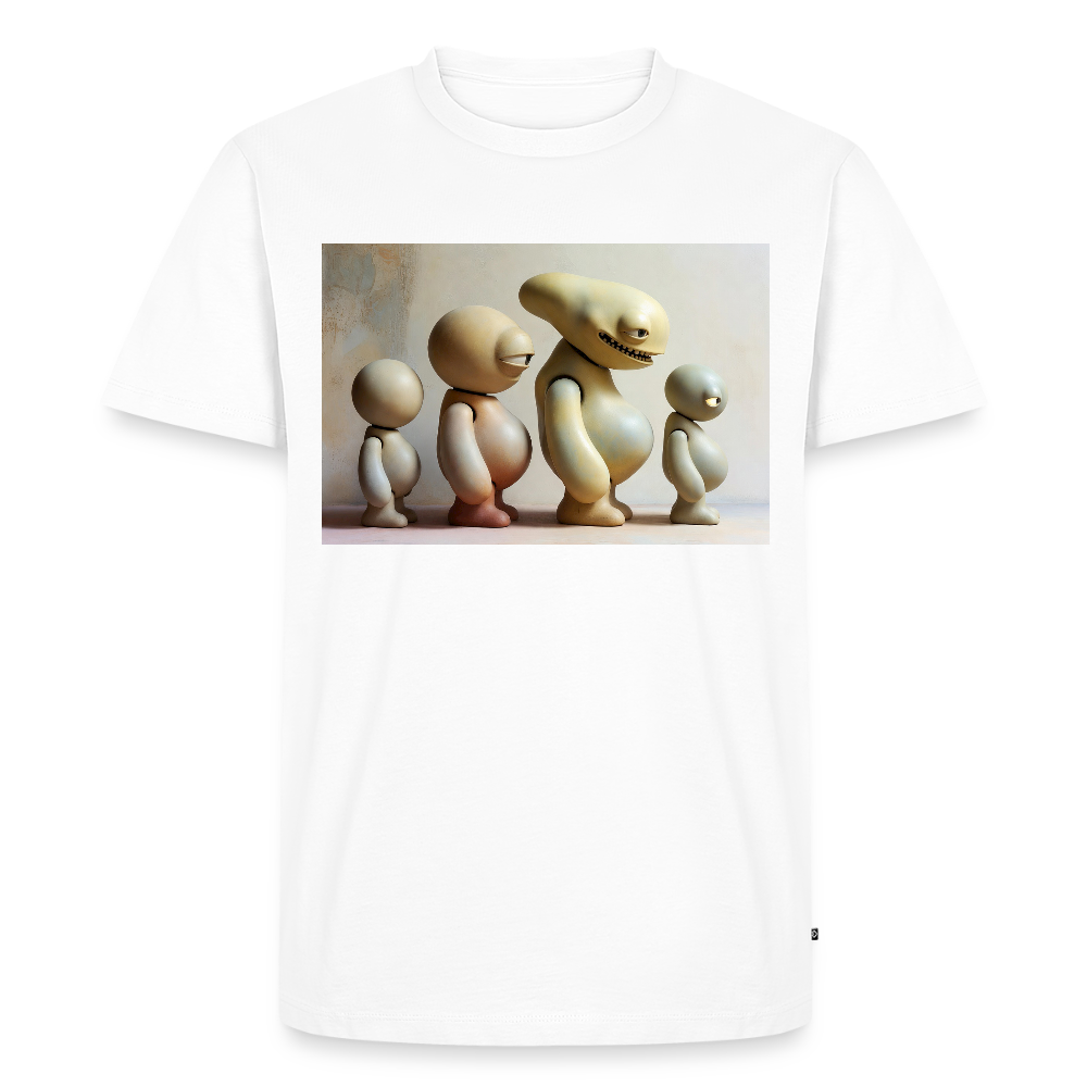 So wachsen wir also | Männer Premium T-Shirt - Weiß