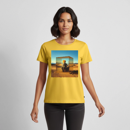 Gefühle unter Glas | Frauen Premium T-Shirt - Gelb