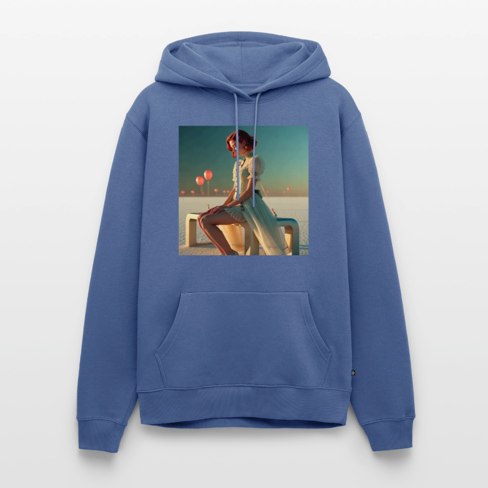 Leise Gedanken bei lauter Farben | Männer Premium Hoodie - Taubenblau