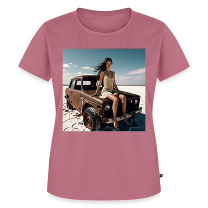 Warten auf irgendwas | Frauen Premium T-Shirt - Mauve