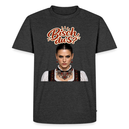 Schwarzwaldstolz – Sie weiß, wer sie isch | Männer Premium T-Shirt - Anthrazit meliert