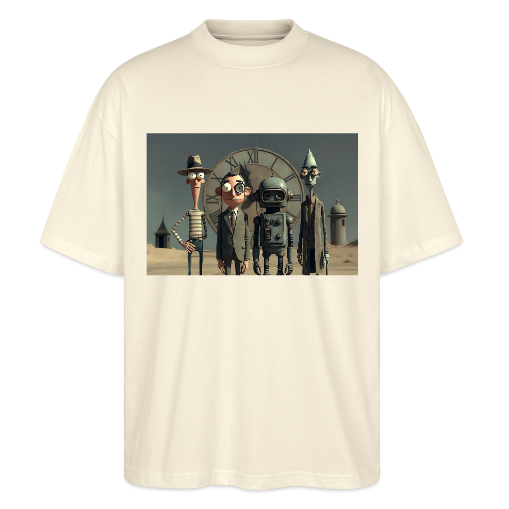 Pünktlich zu spät – Die seltsame Gesellschaft | Stanley/Stella Oversized Unisex Bio T-Shirt Blaster - Natur