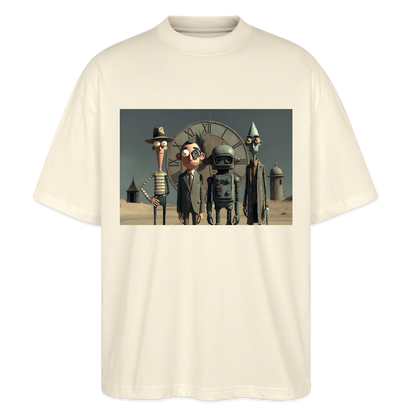 Pünktlich zu spät – Die seltsame Gesellschaft | Stanley/Stella Oversized Unisex Bio T-Shirt Blaster - Natur