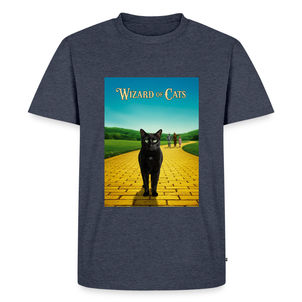 Wizard of Cats – Der gelbe Weg gehört Krümel | Männer Premium T-Shirt - Jeansblau 