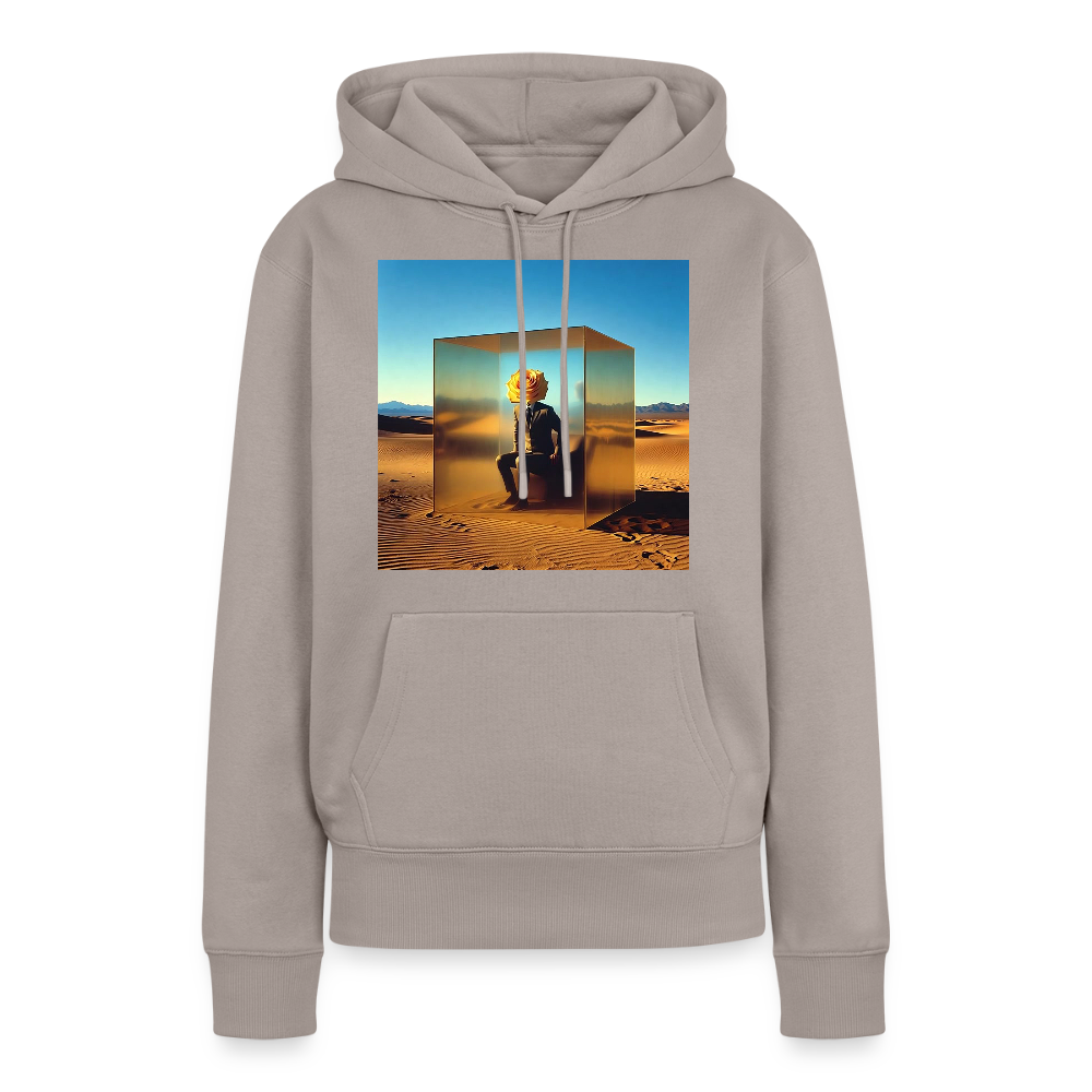 Gefühle unter Glas | Frauen Premium Hoodie - Taupe