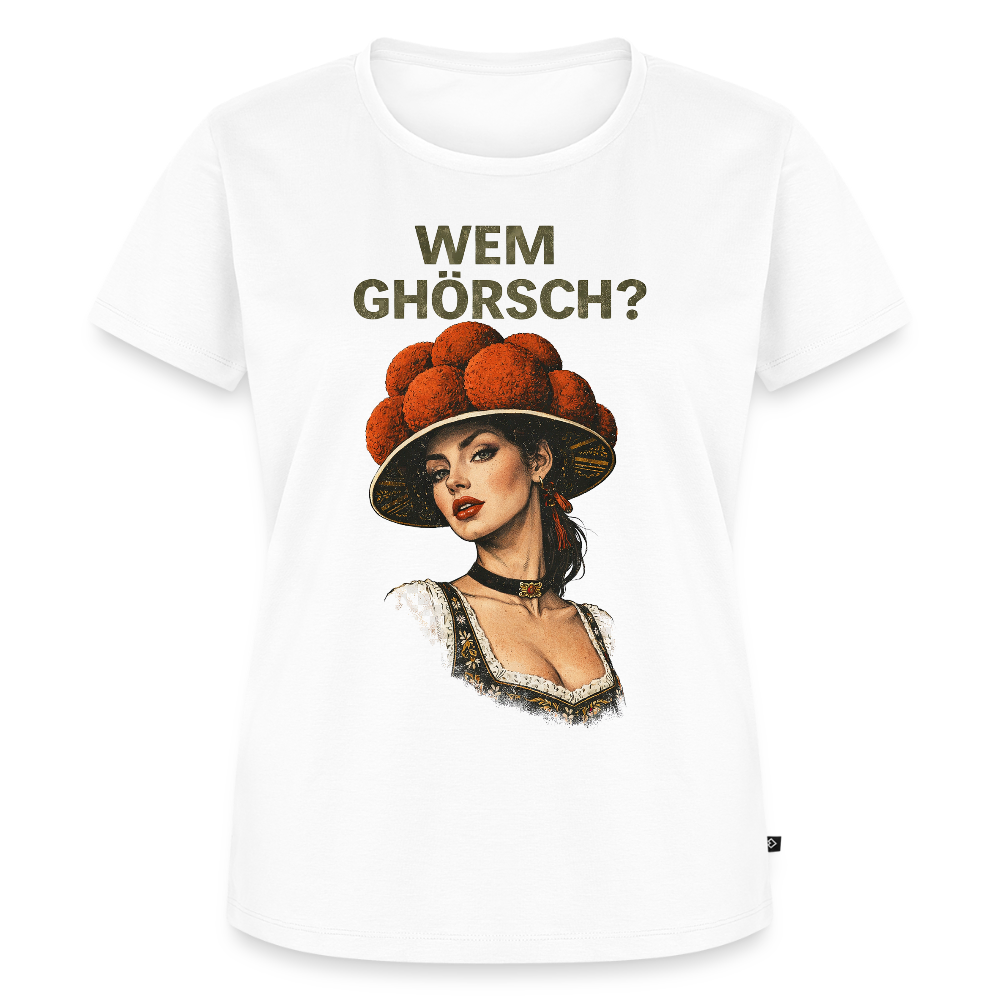 Wem ghörsch? – Schwarzwald Edition | Frauen Premium T-Shirt - Weiß