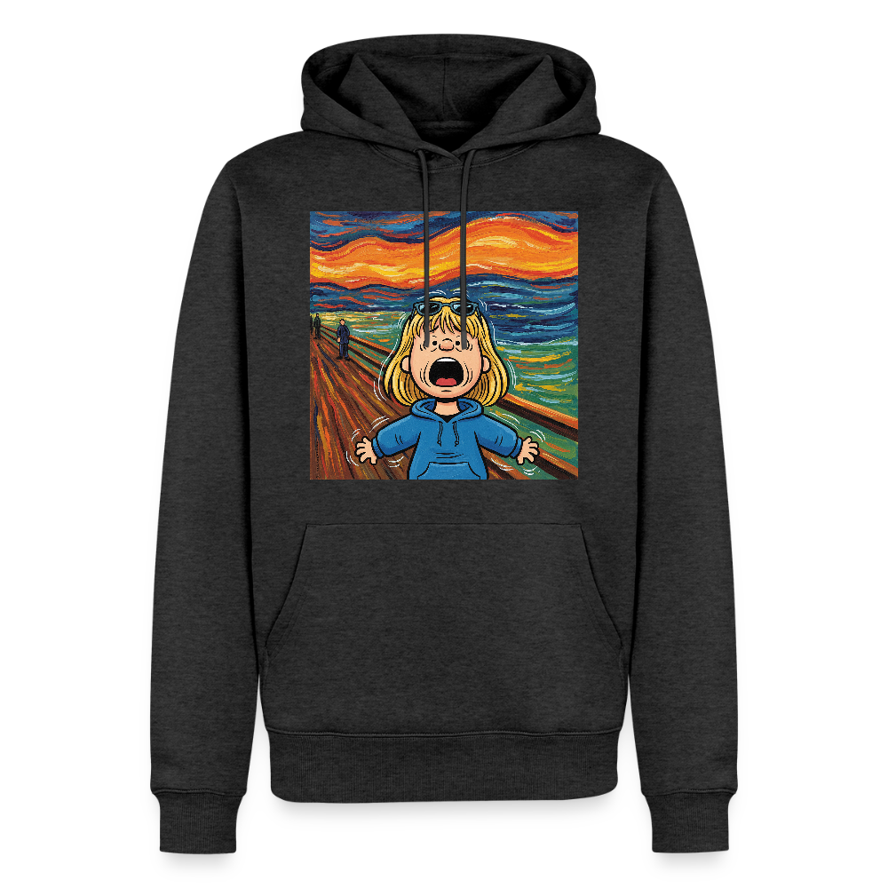 Der Schrei… manchmal bist du es selbst | Männer Premium Hoodie - Anthrazit meliert